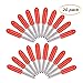 eborder 45 Degree Replacement Blade German Carbide Premium Cutting Blades for Cricut Paper Cutting Machines, 20 Pack (Red)