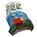 Peanuts Charlie Brown Sunny Day Twin Comforter - Super Soft Kids Reversible Bedding features Charlie Brown and Snoopy - Fade Resistant Polyester Microfiber Fill (Official Peanuts Product)