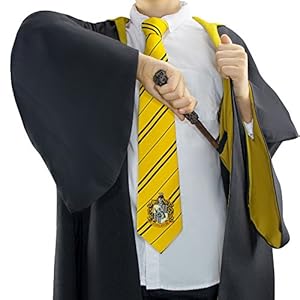 Harry Potter Authentic Tailored Wizard Robes Cloak by Cinereplicas,Hufflepuff,XSmall