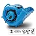BlueDri One-29 1/3 HP High Velocity Heavy Duty Portable Air Mover Floor Carpet Dryer Blower Fan for Water Damage Equipment Restoration, Blue