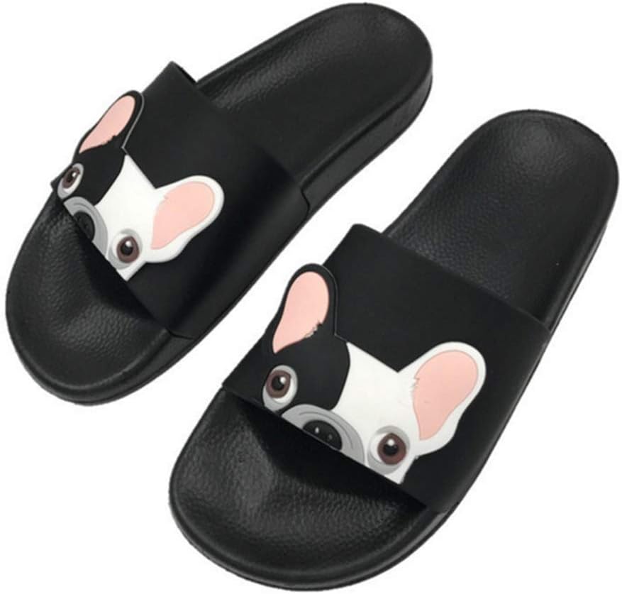 SITAILE Womens Slide Sandals Slip on Cute Outdoor Indoor Athletic Sport Slides Lucky Cat Slippers