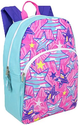 Toddler Kids PreSchool 15-inch Printed School Backpack, Girls Shining Stars