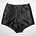 iloveSIA Women's Sexy Shorts Hot Pants High Waist Black Size L