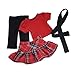 Plaid Skirt Outfit - 18 Inch Doll Clothes/clothing Fits American Girl - Includes 18” Dolls Accessories