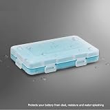 JJC 8 Slots Hard Plastic Batteries Storage Box for 8 AA Batteries view 4