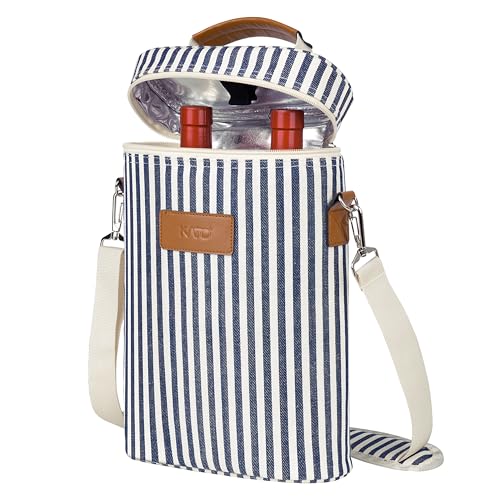 Stripe / 2 Bottles Wine Carrier