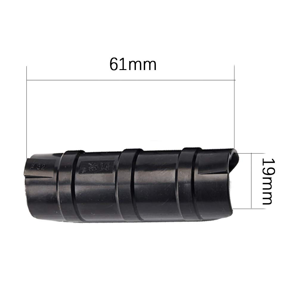 30 Pcs Greenhouse Pipe Clamps Black Greenhouse Plastic Film Tube Rod