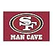 FANMATS 14365 NFL San Francisco 49ers Nylon Universal Man Cave Starter Rug , 19