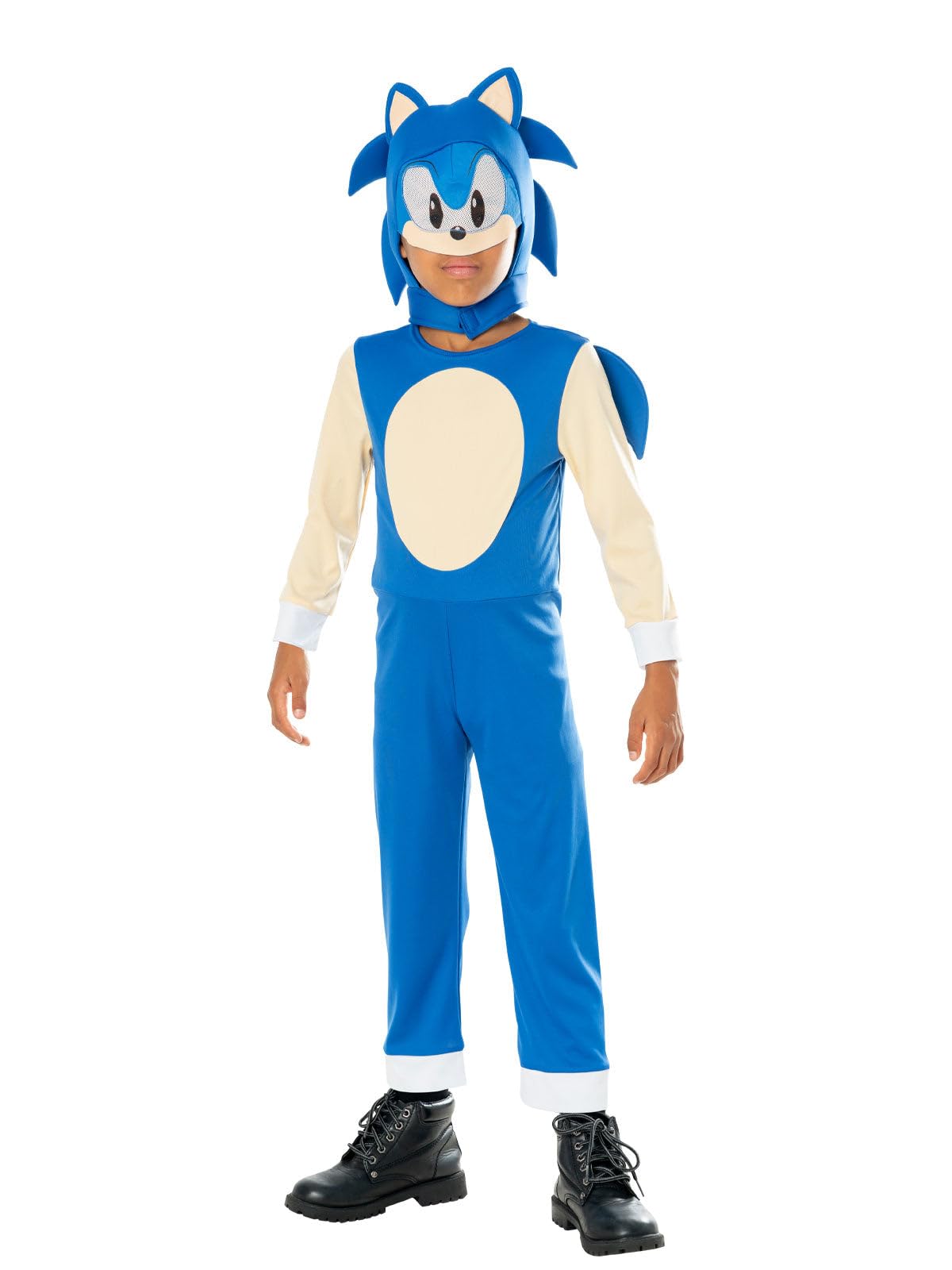 Rubies 3016019-10000 Sonic Child Classic Costume Kids Fancy Dress, Boys, Girls, Blue, 9-10 Years Halloween