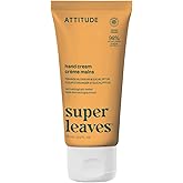 ATTITUDE Hand Cream, EWG Verified, Plant and Mineral-Based, Vegan Personal Care Products, Orange Blossom & Eucalyptus Scent, 2.5 Fl Oz