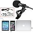 Professional Grade Lavalier Lapel Microphone &shy; Omnidirectional Mic with Easy Clip On System &shy; Perfect for Recording Youtube / Interview / Video Conference / Podcast / Voice Dictation / iPhone