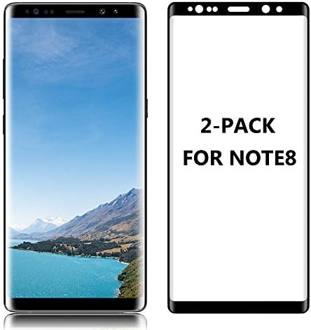 Galaxy Note 8 Glass Screen Protector, [2 Pack] JEEHO Premium 9H Hardness Anti-Scratch Full Coverage Tempered Glass Screen Protector Film for Samsung Galaxy Note 8