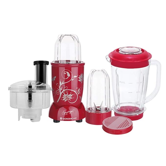 Buy Wonderchef NutriBlend Compact Food Processor, 22000 RPM MixerGrinder, Blender, Chopper