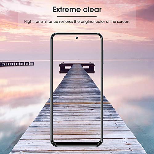OMOTON 3 Pack Verre Trempé pour Xiaomi Redmi Note 10/ 10S (6,43 Pouces), 9H Dureté, sans Bulles, Film Protection Écran Anti-Rayures