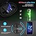 Upgrade Bluetooth Earbuds 5.0 Bluetooth Headphones with Charging Case,8-10H Playtime Wireless Earbuds, IPX8 Waterproof, CVC Noise-Canceling Headphones with Built-in Microphon for Sports,Workout,Gym