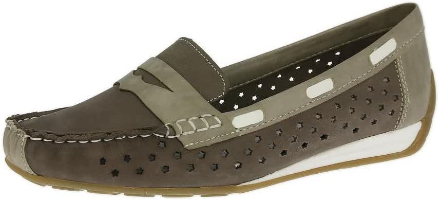 Rieker Womens Shoes 4106064 Beige Pumps