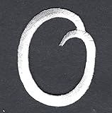 SCRIPT LETTERS - White Script Letter 