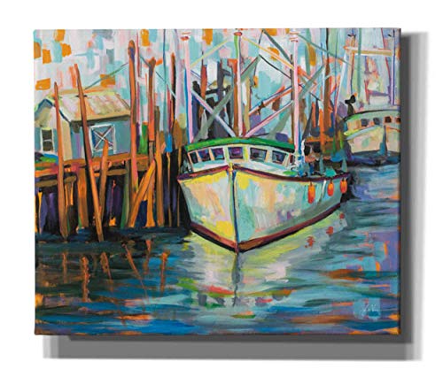Epic Graffiti "at The Dock by Jeanette Vertentes, Canvas Wall Art, 24"x20"