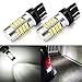 ENDPAGE 7443 7440 992 T20 LED Bulb 2-pack, Xenon White 6000K, Extremely Bright, 54-SMD with Projector Lens, 12-24V, Works as Back Up Reverse Lights, Brake Tail Lights, Turn Signal Blinkers