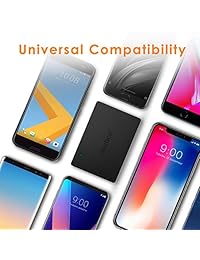 computadora estación de carga; 60 W Cargador USB de 6 puertos para iPhone X 8 7 Plus, iPad Pro Air Mini, Samsung S9 S9 +, Note 8 y más (negro)