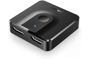 UGREEN HDMI Switch 4K@60Hz, Bi-Directional HDMI Splitter 2 in 1 Out Switcher Supports UHD 3D HDR Compatible with PS5, PS4, Xbox Series X/S, Roku, Fire Stick, Black
