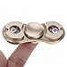 Foreveryang| LED Light Hand Spinner Fidget Toys, LED Light Fidget Hand Spinner Toys for ADHD/ EDC Anxiety Autism Stress Relief Toy Finger Spinner Light In The Dark-Gold