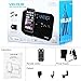 VELOUR apple Lightning Speaker Dock Charge Play for iphone 8,8plus, 7,7plus, 6,6S,6Plus, 5,5S,SE, with Bluetooth FM Radio Clock Alarm Snooze USB Out to Charge any USB Device[Apple MFi Certified]