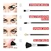 Eyebrow Kit Eyeshadow Brush Blush Brush Stencil Scissors Tweezers Makeup Brush Set for Men Women and Maiden(Dark Brown Eyebrow Pencil)