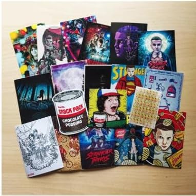 Stickers for Car18 Pcs/Lot 2017 Stranger Things Laptop PVC Bicycle Backpack Home Decal DIY Waterproof PVC Toy Stickers TUE