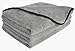SINLAND Microfiber Car Drying Towels 16 in.x 24 in. 3 Pack Ultra Absorbent Car wash Cleaning Auto Detailing Towels Gray