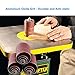 LotFancy 24PCS Spindle Sander Sleeves, 60 Grit Sanding Sleeves, Aluminum Oxide Abrasive, 4-1/2” Length, 4 Each of 1/2”,3/4”,1”,1-1/2”, 2” and 3”