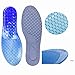 Kalevel Adjustable Breathable 5cm Approx 2 Inches 2-Layer Height Adjustable Height Pure Silicone Increased Insoles Shoe Lifts Shoe Pads Elevator Insoles for Men (Size 6-10) (Blue)