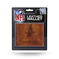 Rico Industries NFL Dallas Cowboys Embossed Leather Billfold Wallet with Man Made Interior