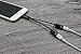 2-in-1 Splitter Adapter. Double Ports for Headphone Audio & Charge Adapter.