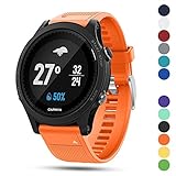 Feskio Garmin Forerunner 935 GPS Accessory Watch Band, 22mm Width Soft Silicone Quick Install Sport Watch Strap Bracelet Wristband for Garmin Forerunner 935 GPS Smart Watch