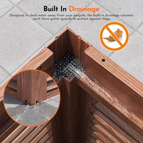 MODERNSHADE 12'x12' Louvered Pergola Review: Adjustable Roof with Integrated Drainage image 23