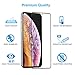 2-Pack Premium Full Coverage Screen Protectors for iPhone 11 Pro, iPhone Xs and iPhone X 5.8-Inch, Clear Tempered Glass Film with Full Screen Protection, High Clarity and Case-Friendly
