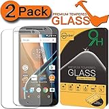 [2-Pack] Moto G4 Screen Protector, Jasinber [Tempered Glass] Screen Protector for Moto G (4th Generation) with 9H Hardness/Anti-Scratch/Anti-Fingerprint/Bubble Free
