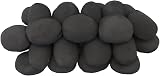 The Stove Wizard Gas Fire Pebbles 30 Large Black Ceramic Heat Resistant 70x50mm view 7