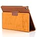 Casemade Real Leather Case Compatible with iPad Pro 10.5” / Air 3rd Gen (2019) - Full-Grain Leather Cover, Auto Sleep/Wake, Dual Stand Position (Tan)