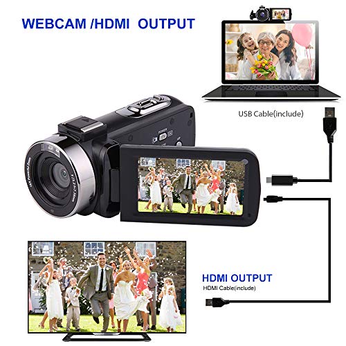 4 Camcorder+Camera+Vlogging+Digital+Control