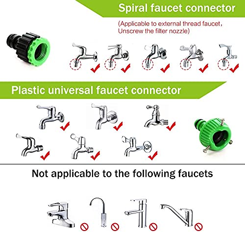 Vivibel Gartenschlauch, Flexibler Gartenschlauch 30m, Dehnbarer Flexschlauch Gartenschlauch, Flexi Gartenteich Schlauch mit 10 Funktion Garten Handbrause für Autowäsche, Gartenbewässerung, Yard