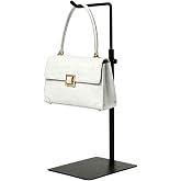 Abom Adjustable Metal Purse Display Stand, Table Banner Stands | Black Stable Tabletop Handbag Holder for Closet &amp; Retail Shop, Birthday Banners, Holiday Wreaths &amp; Party Decor