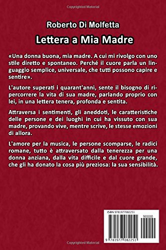 Lettera A Mia Madre Parlando Con Te Italian Edition Di Molfetta Roberto Amazon Com Books