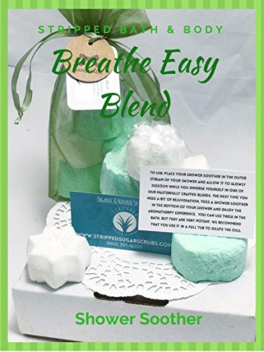 Extra Strength Sinus Relief/Headache Relief/Congestion Relief Shower Soother (5-Pack) - Breathe Easy Blend