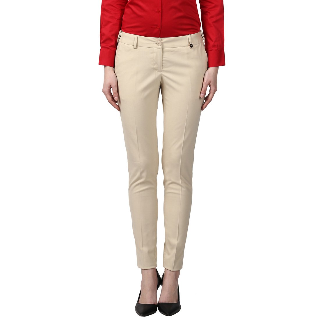 Buy Park Avenue Woman Women's Trouser Regular Pants at Amazon.in