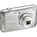 Nikon Coolpix A300 20.1MP 8x Optical Zoom NIKKOR WiFi Silver Digital Camera 26519B - (Renewed)