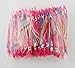 Easy Catch 50PCS 9CM Luminous Mixed Soft Squid Skirts Lures Octopus Trolling Hoochies