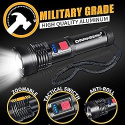 DARKBEAM USB Rechargeable LED Flashlight T002 Super