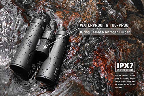 image for Eyeskey 8X42 Binoculars for Adults Compact Lightweight | Fully Waterpr